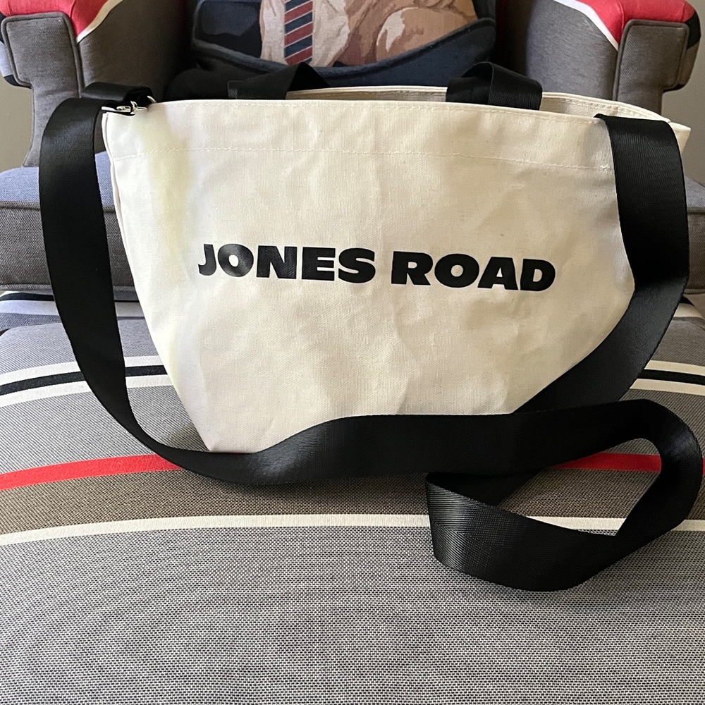 Jones Road Market Tote with Black Handles - Picture 2 of 5